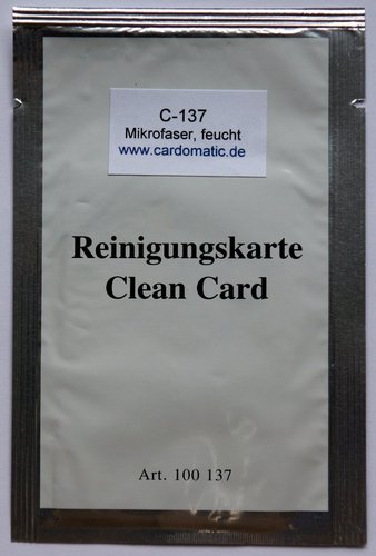 C-137 Reinigungskarte